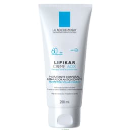 LOÇÃO HIDRATANTE CORPORAL COM PROTEÇÃO SOLAR LA ROCHE-POSAY LIPIKAR AOX FPS60 200ML - miniatura 1