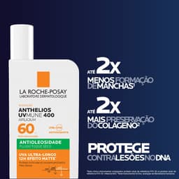 LA ROCHE-POSAY ANTHELIOS UVMUNE 400 AIRLCIUM FPS60 (SPF50+) - miniatura 5