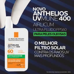 LA ROCHE-POSAY ANTHELIOS UVMUNE 400 AIRLCIUM FPS60 (SPF50+) - miniatura 3